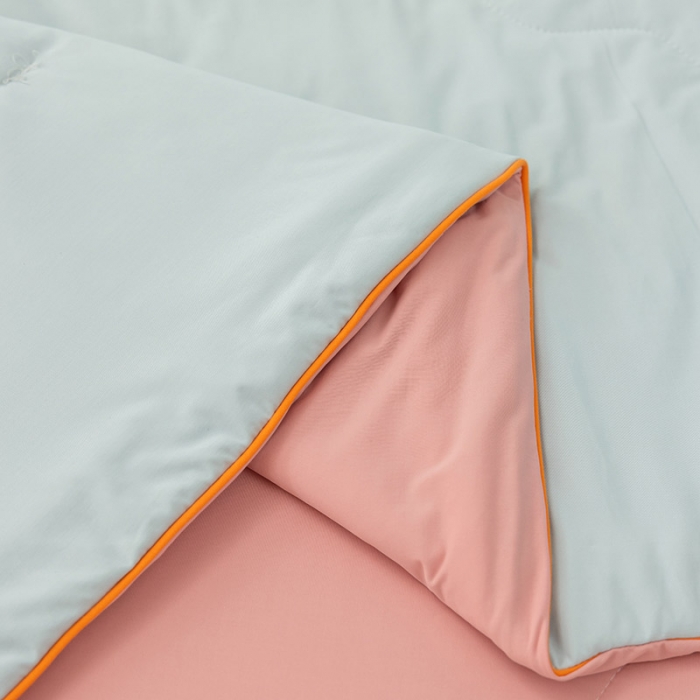 91家纺网 家纺一手货源 找家纺 钰博家纺 瓜瓜夏凉被 胭粉+浅灰