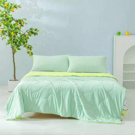 钰博家纺 瓜瓜夏凉被 果绿+草绿