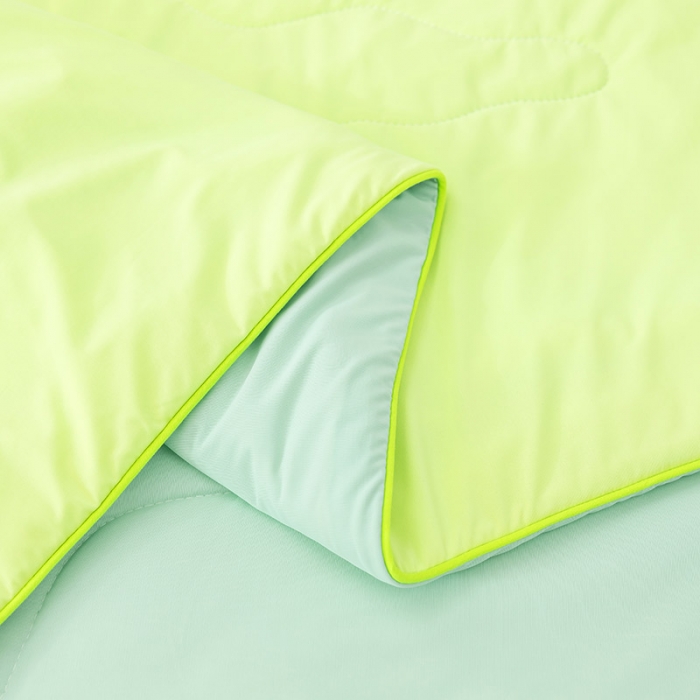 91家纺网 家纺一手货源 找家纺 钰博家纺 瓜瓜夏凉被 果绿+草绿