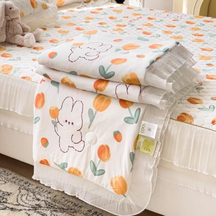 91家纺网 家纺一手货源 找家纺 恋尚 2023新款加厚印花乳胶床笠夏被四件套（0.5公分） 浪漫郁金香