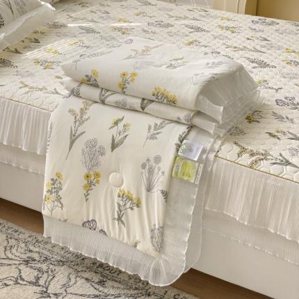 恋尚 2023新款加厚印花乳胶床笠夏被四件套（0.5公分） 花槿