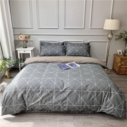 91家纺网 家纺一手货源 找家纺 2025直播爆款13376铂金棉全棉四件套-棚拍系墨尔