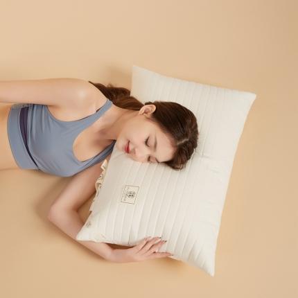 91家纺网 家纺一手货源 找家纺 雅诗帛 2025新款凡朴归真-单边羽丝枕