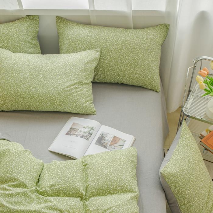 91家纺网 家纺一手货源 找家纺 苏东来2023全棉母婴双层纱印花四件套长绒纯棉麻色织提花磨毛夏被四件套 清新淡雅