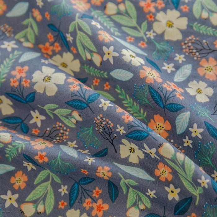 91家纺网 家纺一手货源 找家纺 苏东来2023全棉母婴双层纱印花四件套长绒纯棉麻色织提花磨毛夏被四件套 生如夏花