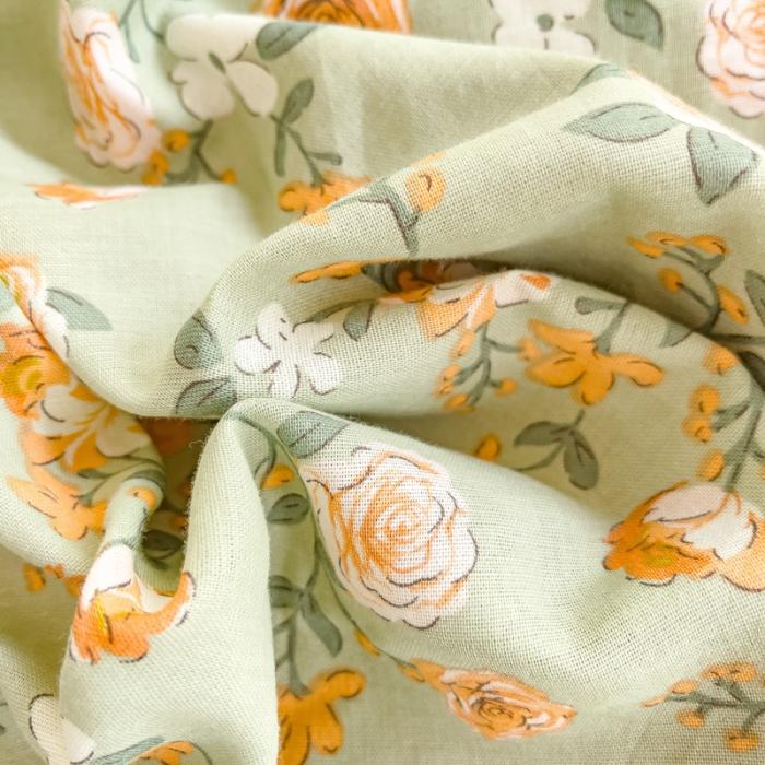 91家纺网 家纺一手货源 找家纺 苏东来2023全棉母婴双层纱印花四件套长绒纯棉麻色织提花磨毛夏被四件套 春暖花开