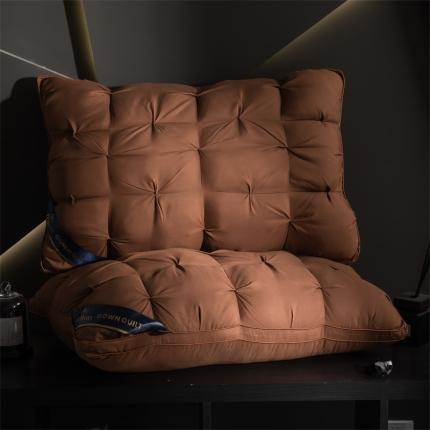 91家纺网 家纺一手货源 找家纺 (总)  皇冠之家 2024新款仿真丝扭花款枕头枕芯