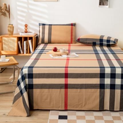 91家纺网 家纺一手货源 找家纺 (总)九沐良品 新款A类色织水洗棉床单