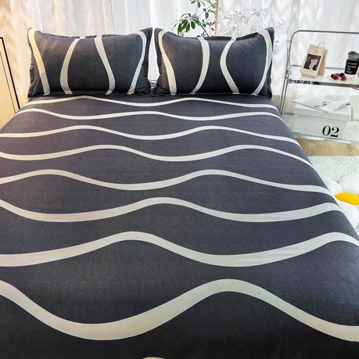 91家纺网 家纺一手货源 找家纺 维娜斯 2023新款芦荟棉单床单 首尔之约