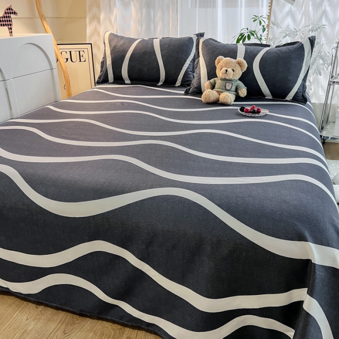 91家纺网 家纺一手货源 找家纺 维娜斯 2023新款芦荟棉单床单 首尔之约