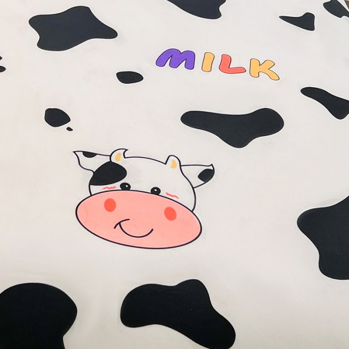 91家纺网 家纺一手货源 找家纺 维娜斯 2023新款芦荟棉单床单 开心奶牛