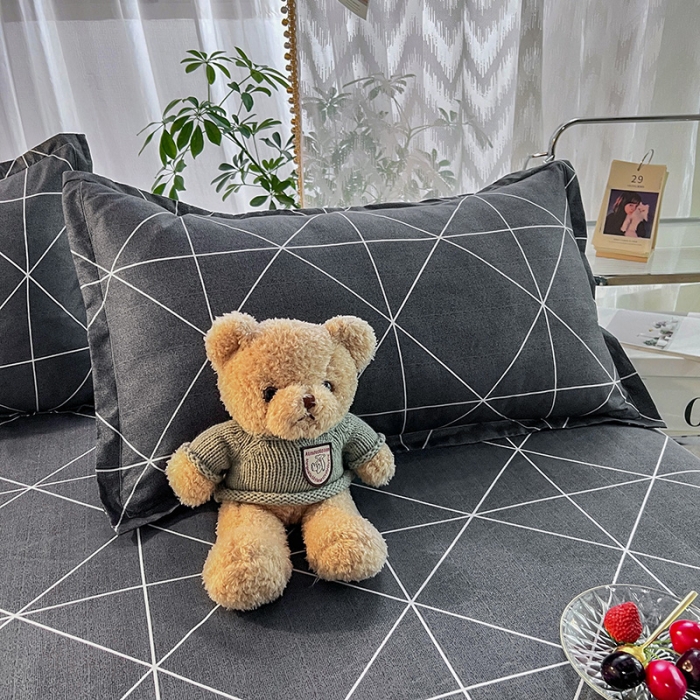 91家纺网 家纺一手货源 找家纺 维娜斯 2023新款芦荟棉单床单 简约格调