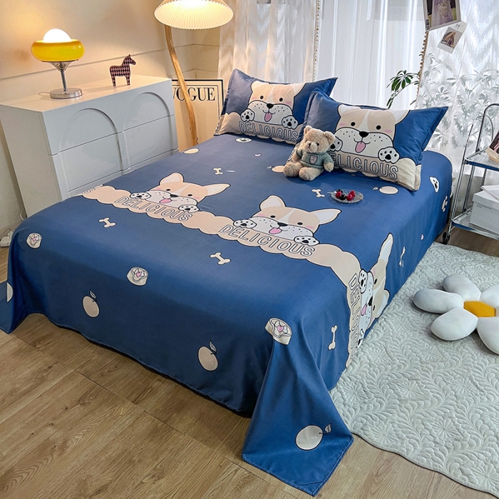 91家纺网 家纺一手货源 找家纺 维娜斯 2023新款芦荟棉单床单 欢乐时刻