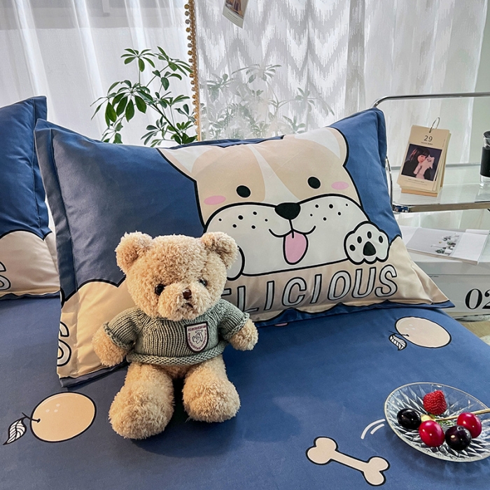 91家纺网 家纺一手货源 找家纺 维娜斯 2023新款芦荟棉单床单 欢乐时刻