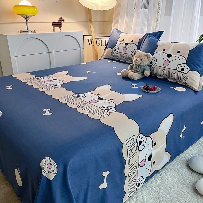 91家纺网 家纺一手货源 找家纺 维娜斯 2023新款芦荟棉单床单 欢乐时刻