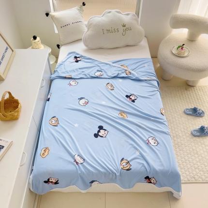 91家纺网 家纺一手货源 找家纺 潮邦2025新款A类多功能针织棉童毯 缤纷乐园-兰