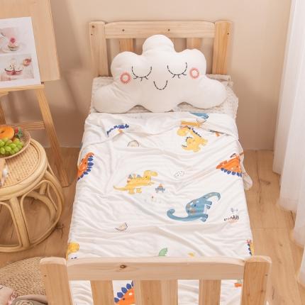 潮邦 2025新款A类多功能针织棉童毯盖毯子毛毯 恐龙乐园