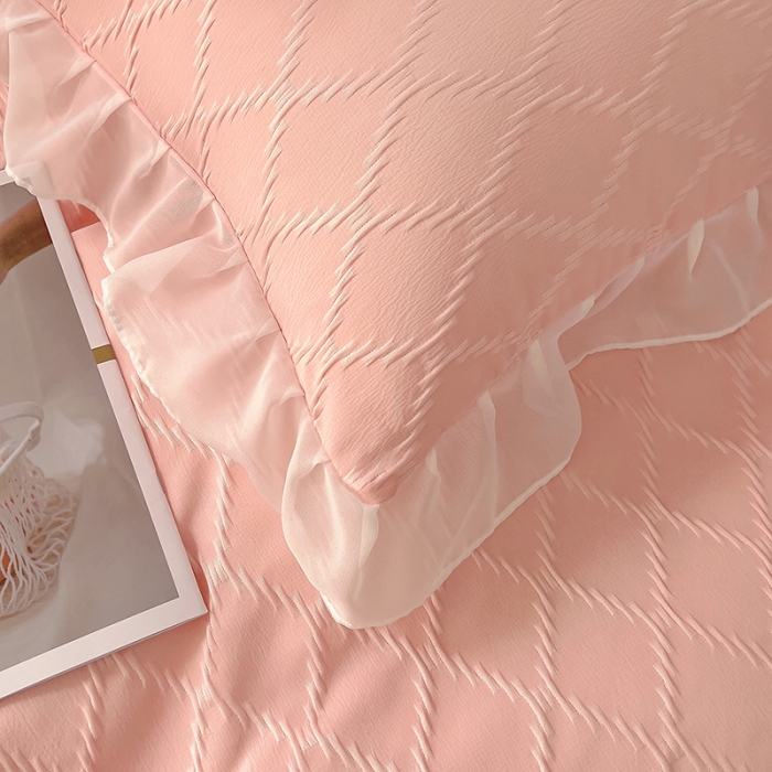 91家纺网 家纺一手货源 找家纺 沐慕 2023新款四件套芝芝系列 芝芝莓莓