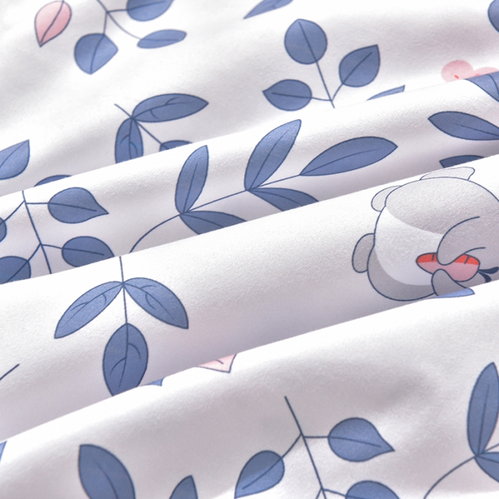 91家纺网 家纺一手货源 找家纺 圣楚家纺 2024新款亲肤水洗棉枕套 遇见春天