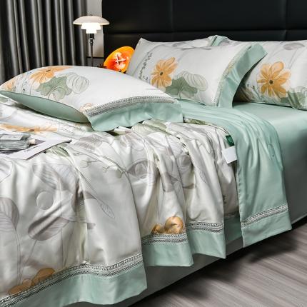 91家纺网 家纺一手货源 找家纺 （总）斯尔顿2025新款镂空夏被四件套