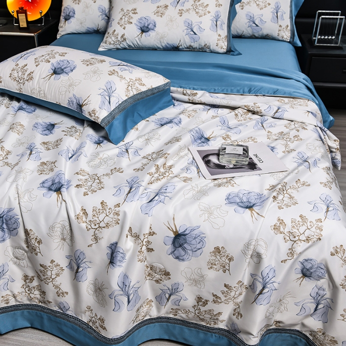 91家纺网 家纺一手货源 找家纺 （总）斯尔顿2025新款镂空夏被四件套