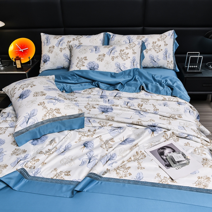 91家纺网 家纺一手货源 找家纺 （总）斯尔顿2025新款镂空夏被四件套