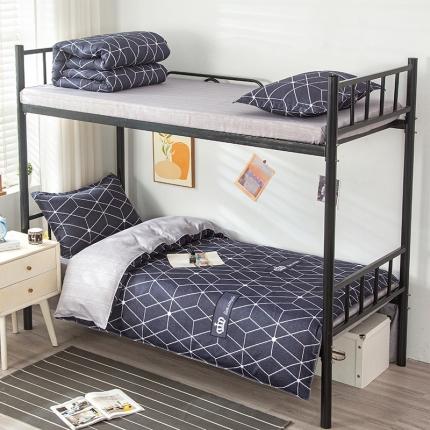 91家纺网 家纺一手货源 找家纺 曼璐家纺 2025芦荟棉学生寝室架子床套件宿舍1.5凡尔赛