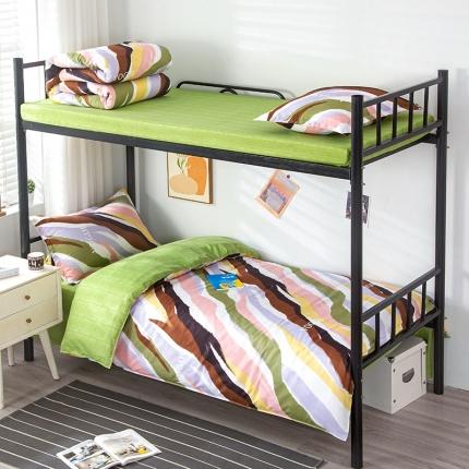 91家纺网 家纺一手货源 找家纺 曼璐家纺 2025芦荟棉学生寝室架子床套件宿舍1.5马德里