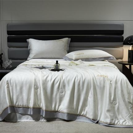 91家纺网 家纺一手货源 找家纺 总头等舱100支莱赛尔A类大提花55%大豆抗菌夏被夏凉被（配包装）