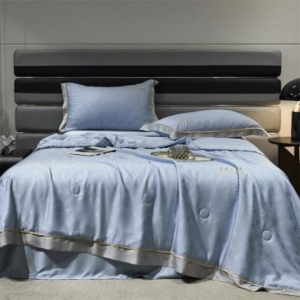 91家纺网 家纺一手货源 找家纺 总头等舱100支莱赛尔A类大提花55%大豆抗菌夏被夏凉被（配包装）