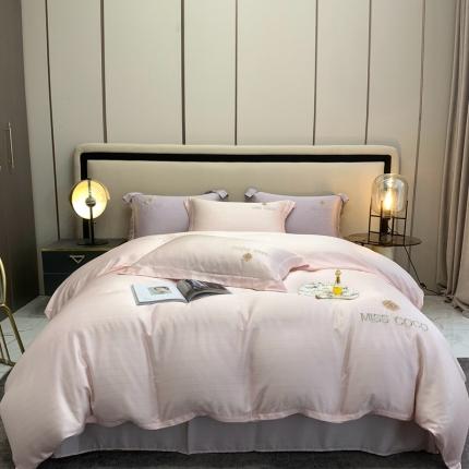 91家纺网 家纺一手货源 找家纺 （总）顾家家居2023新款100支银线兰精天丝四件套