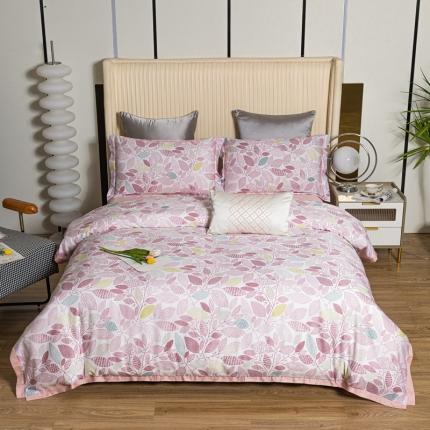 氧家 2025新款60s莱塞尔天丝四件套初遇微光