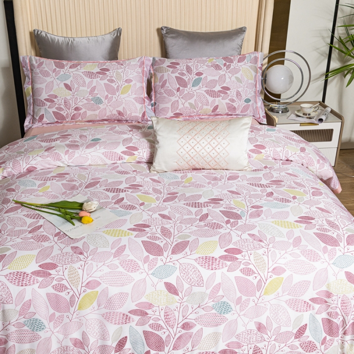 91家纺网 家纺一手货源 找家纺 氧家 2025新款60s莱塞尔天丝四件套初遇微光