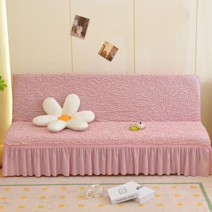 91家纺网 家纺一手货源 找家纺 （总）启博家纺 2023新款高端日式皱皱布奶油云纱裙边沙发床套