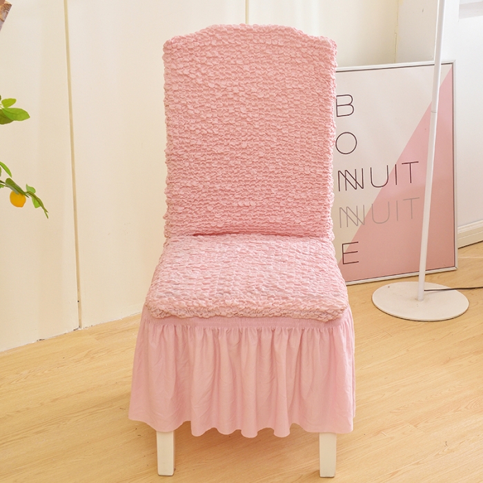 91家纺网 家纺一手货源 找家纺 （总）启博家纺 2023新款高端日式皱皱布奶油云纱系列松紧款椅子套