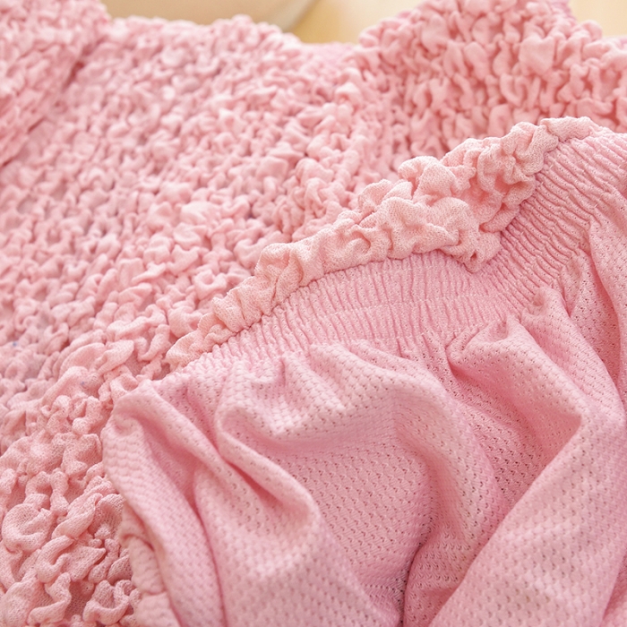 91家纺网 家纺一手货源 找家纺 （总）启博家纺 2023新款高端日式皱皱布奶油云纱系列松紧款椅子套