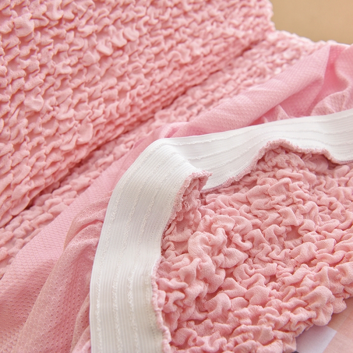 91家纺网 家纺一手货源 找家纺 （总）启博家纺 2023新款高端日式皱皱布奶油云纱系列松紧款椅子套