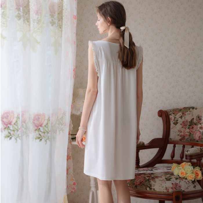 91家纺网 家纺一手货源 找家纺 洛兰沙 2023新款389无袖睡裙