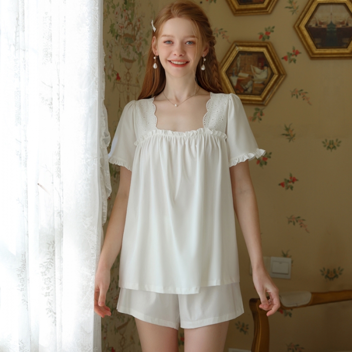 91家纺网 家纺一手货源 找家纺 洛兰沙 2023新款399方领套装