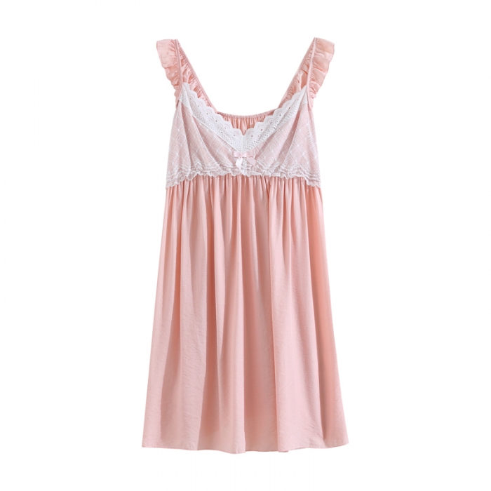 91家纺网 家纺一手货源 找家纺 洛兰沙 2023新款404粉色吊带