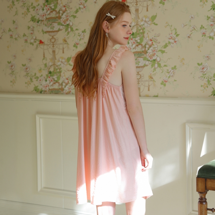 91家纺网 家纺一手货源 找家纺 洛兰沙 2023新款404粉色吊带