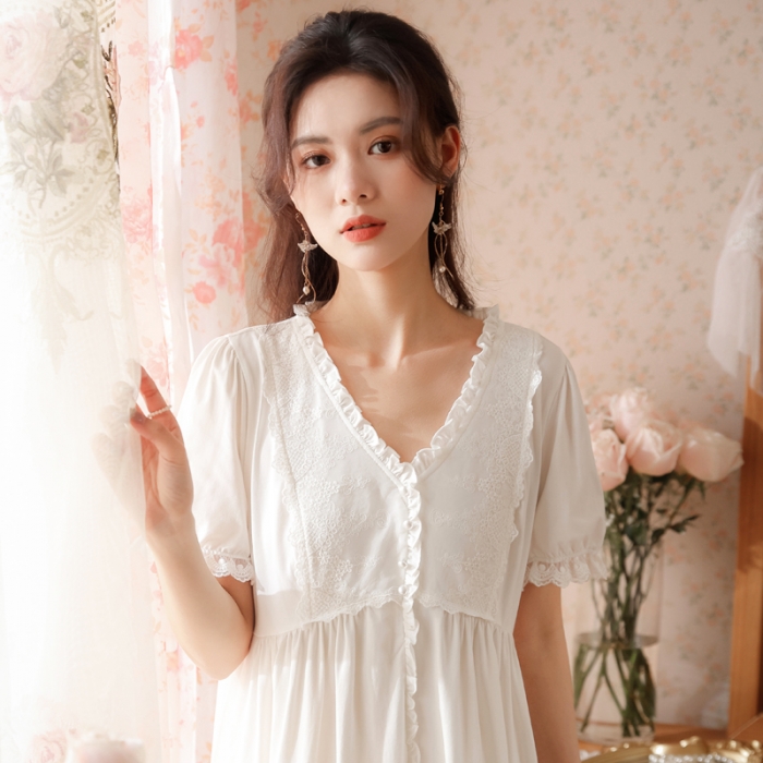 91家纺网 家纺一手货源 找家纺 洛兰沙 2023新款319睡裙