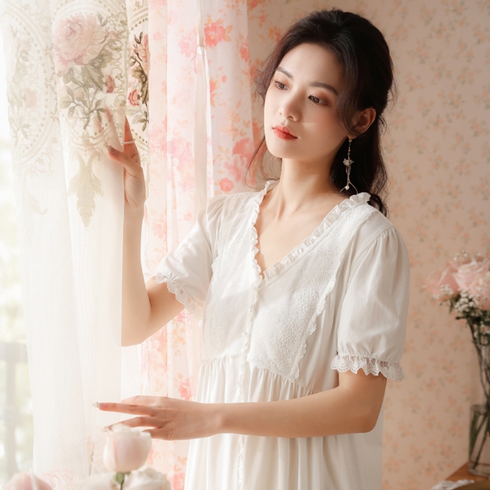 91家纺网 家纺一手货源 找家纺 洛兰沙 2023新款319睡裙