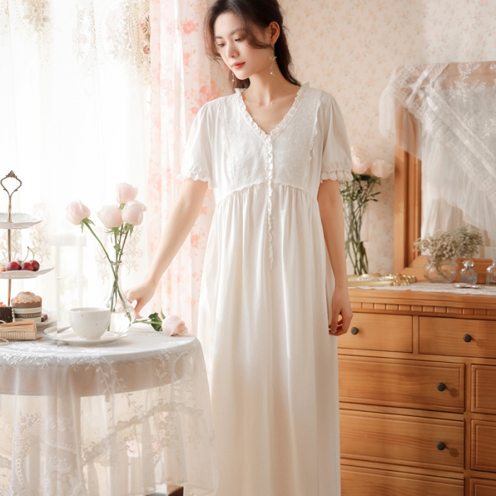 91家纺网 家纺一手货源 找家纺 洛兰沙 2023新款319睡裙