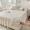 91家纺网 家纺一手货源 找家纺 忘忧草  2023新款13372全棉夹棉床笠式床裙纯棉 屋顶花园