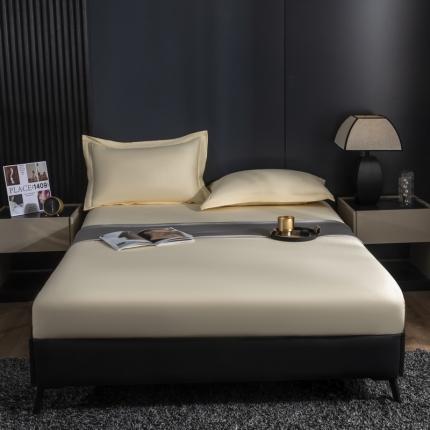 91家纺网 家纺一手货源 找家纺 木堇 2023新款100支长绒棉单床笠 优雅米