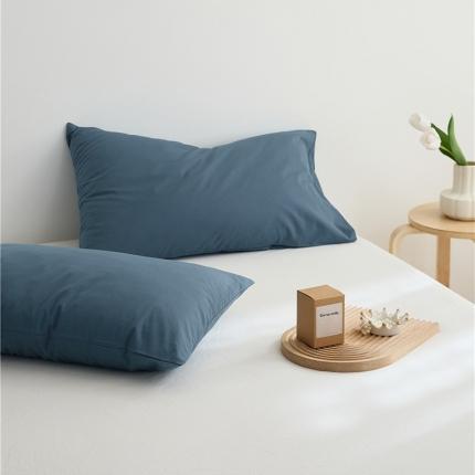 新款40S单品彩虹糖系列-枕套 彩虹-海蓝