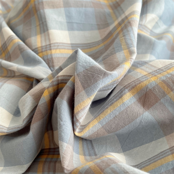 91家纺网 家纺一手货源 找家纺 北欧良品 2023新款AB版水洗棉四件套 简兮蓝+月白蓝