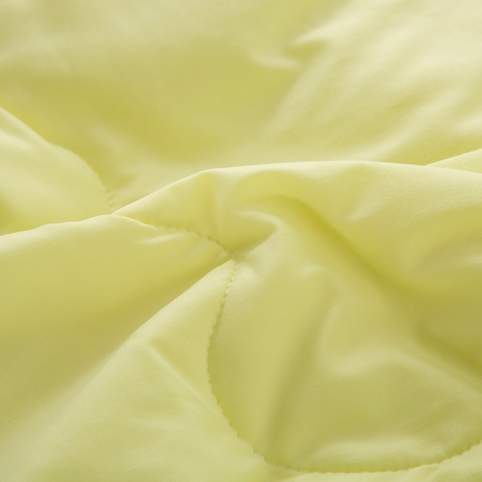 91家纺网 家纺一手货源 找家纺 被靠被 2023新款冰冰熊夏凉被空调被子直播 柠檬黄+米黄