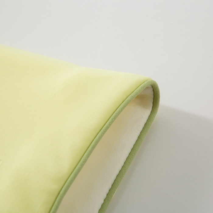 91家纺网 家纺一手货源 找家纺 被靠被 2023新款冰冰熊夏凉被空调被子直播 柠檬黄+米黄